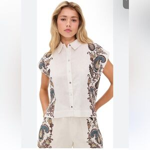 Cleobella Selene Blouse/Sebastian Shorts Set NWT